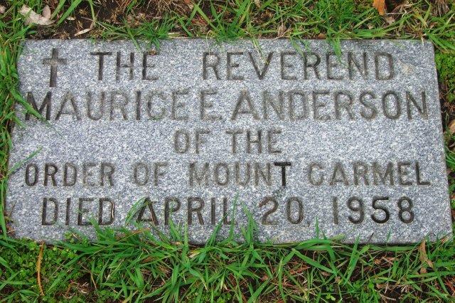 Anderson, M. Edward Tombstone